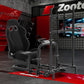 Zootopo Adjustable Racing Cockpit with TV Stand Black Seat Fit for Logitech,Thrustmaster,Fanatec,G920,T500,Wheel Shifter Pedals TV NOT Included