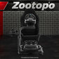 Zootopo Adjustable Racing Cockpit with Black Seat Fit for Logitech,Thrustmaster,G920,T500,Wheel Shifter Pedals Not Included
