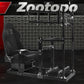 Zootopo 3060 Aluminum Profile Racing Simulator Cockpit with Black Seat and Triple-monitor Setup, Fit for Thrustmaster,for Fanatec,for Logitech G29 , Adjustable Driving Simulator Cockpit, Does Not Include Steering Wheel, Pedals, or Handbrake