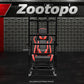 Zootopo Racing Simulator Cockpit with Red Seat and Monitor Mount, crafted from 3060 Aluminum Profile,Fit for Thrustmaster/Fanatec/Logitech G29 GPro, Unlimited Adjustment,Not Include Steering Wheel,Pedals,Handbrake