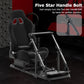 Zootopo Racing Simulator Cockpit with Black Seat Fit for Logitech G923/G29/G920, Thrustmaster, Fanatec,  Unlimited Adjustment,Not Included Shifter,Wheel,Pedals