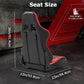 Zootopo Racing Simulator Cockpit with Red Seat Multi-level Adjustment Fit for Logitech/Thrustmaster/Fanatec G29,G920,G923&T300RS&CSL-DD One-Piece Cockpit,Wheel,Handbrake and Pedals Not Included