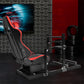Zootopo Aluminum Profile 3060 Racing Simulator Cockpit with Seat,Fit for Thrustmaster/Fanatec/Logitech G29 ,  featuring infinite adjustability,  Not Include Steering Wheel,Pedals,Handbrake