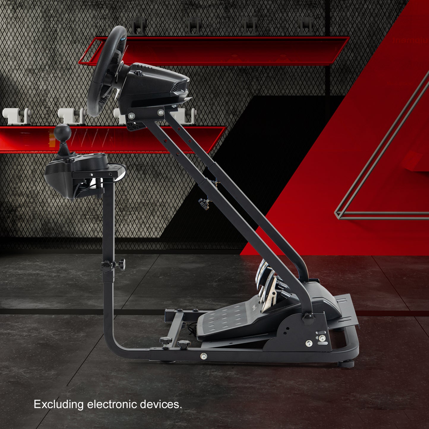 Zootopo  G920 Racing Wheel Stand Shifter Mount Pro Fit for Logitech G25 G27 G29 G923 Tilt-Adjustable Racing Simulator Steering wheel Stand ,wheel and Pedals NOT Included